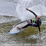 The Slot at Santa Cruz, Steamer Lane-The Slot