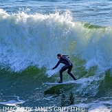 The Slot at Santa Cruz, Steamer Lane-The Slot