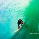 Russian Surfer inside the Barrel, Padang Padang