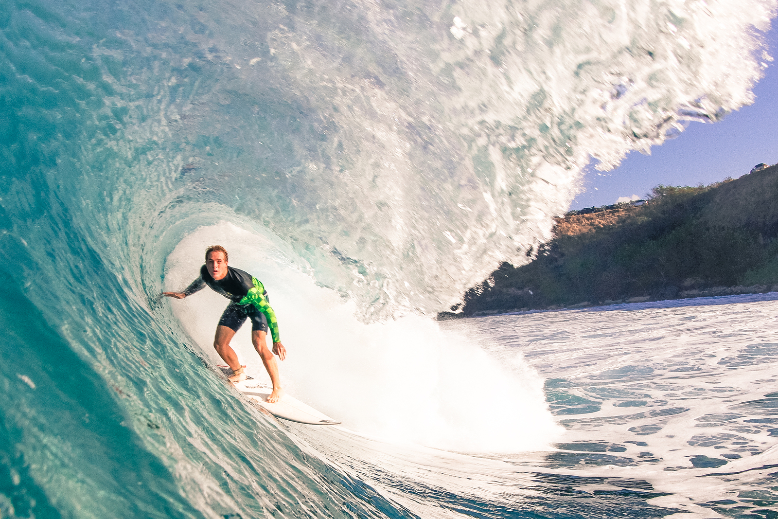 Behind the curtain, Honolua Bay