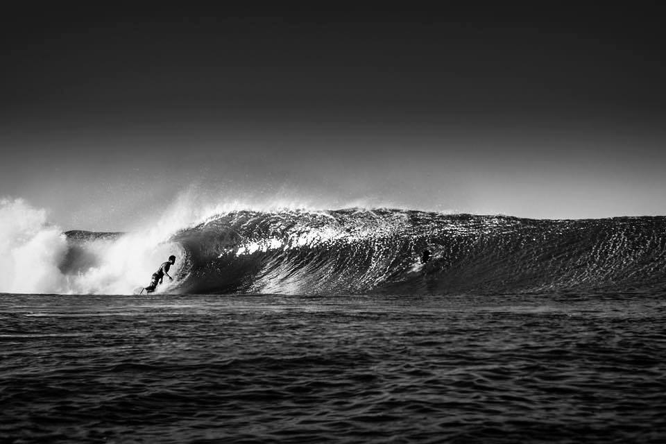 Stylish bottom turn, Punta Miramar