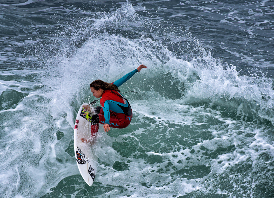 The Slot at Santa Cruz, Steamer Lane-The Slot