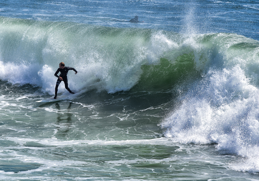The Slot at Santa Cruz, Steamer Lane-The Slot