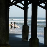 Bout to Paddle Out, Cocoa Beach Pier