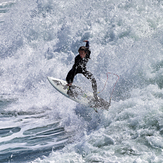 The Slot at Santa Cruz, Steamer Lane-The Slot