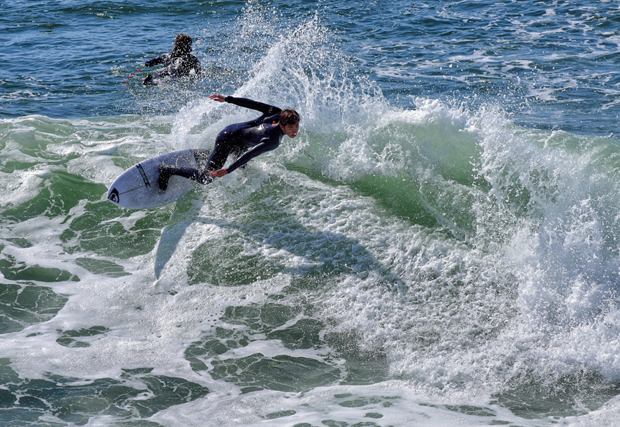 The Slot at Santa Cruz, Steamer Lane-The Slot