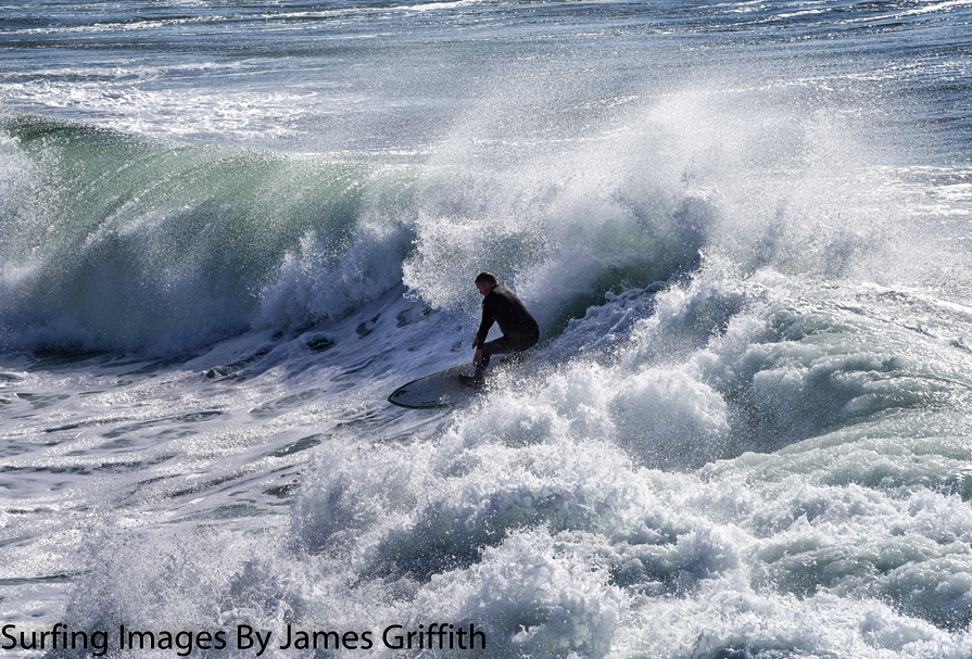 The Slot at Santa Cruz, Steamer Lane-The Slot