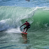 The Slot at Santa Cruz, Steamer Lane-The Slot