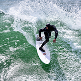 The Slot at Santa Cruz, Steamer Lane-The Slot