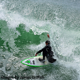 The Slot at Santa Cruz, Steamer Lane-The Slot