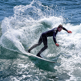 The Slot at Santa Cruz, Steamer Lane-The Slot