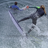 The Slot at Santa Cruz, Steamer Lane-The Slot