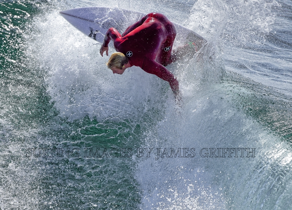 The Slot at Santa Cruz, Steamer Lane-The Slot