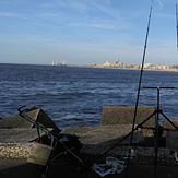 View from southern harbour head, Scheveningen Pier