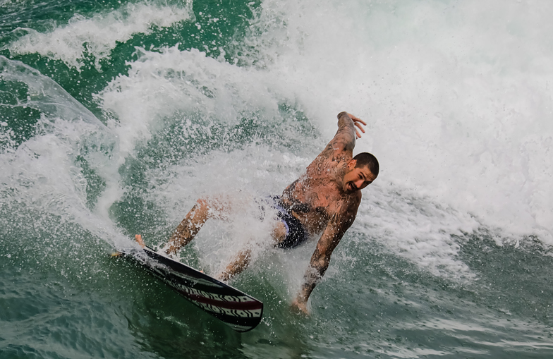 Surfing, Huntington Pier