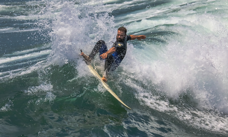 Surfing, Huntington Pier