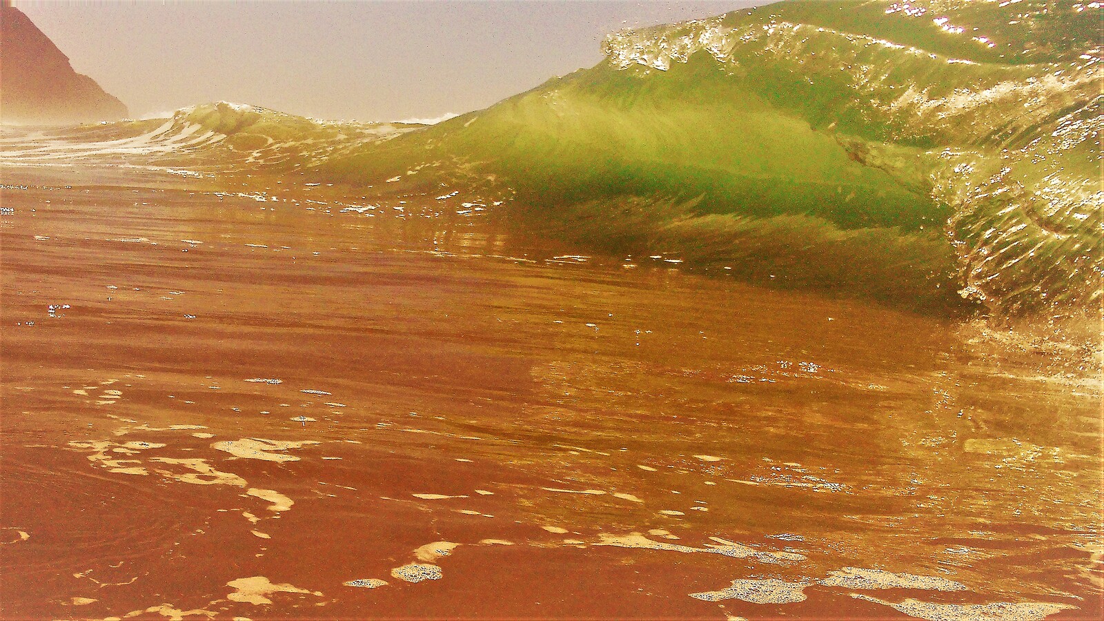 Shore break, Praia Grande