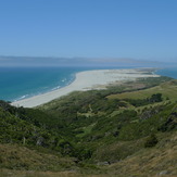 Looking along Farewell spit