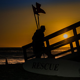 Packing it up, El Segundo Beach Jetty