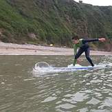 David todo un "pro"...., Playa de Cadavedo