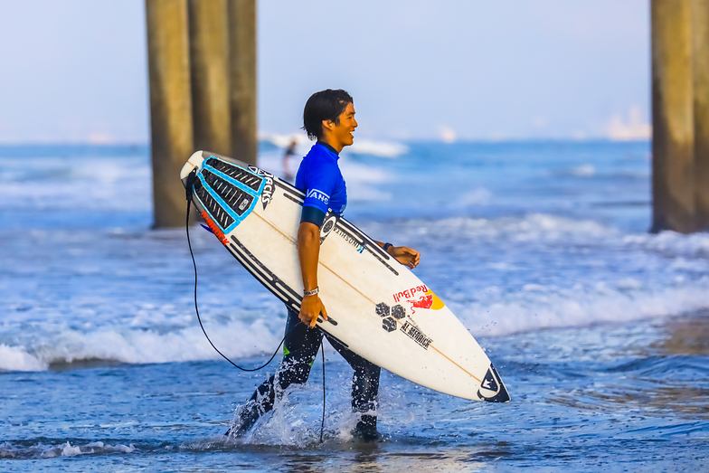 Champion of VANS US OPEN OF SURFING, 2017, Huntington Pier