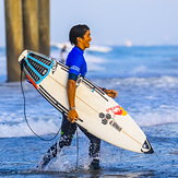 Champion of VANS US OPEN OF SURFING, 2017, Huntington Pier