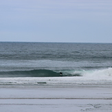 Pumping Allan Cove - S Swell, SW wind, Otago Peninsula - Allans Beach