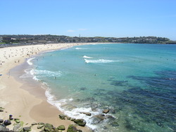 panorama, Bondi Beach photo