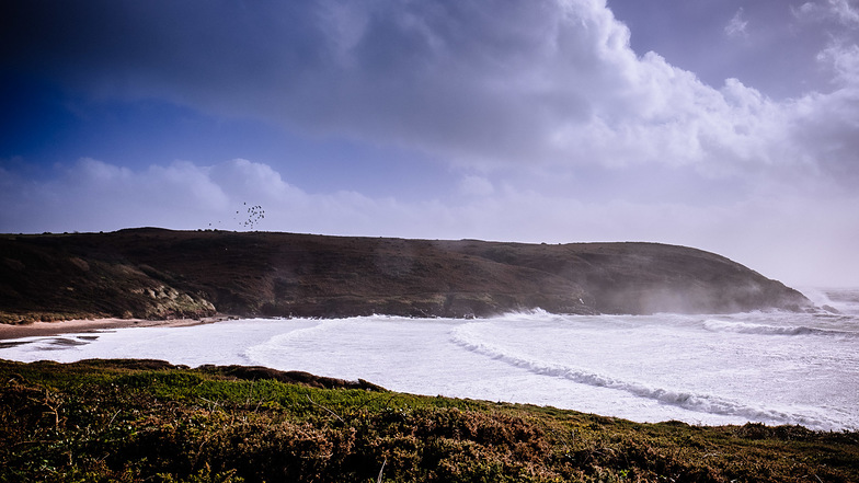 Manorbier, Autumn Storm