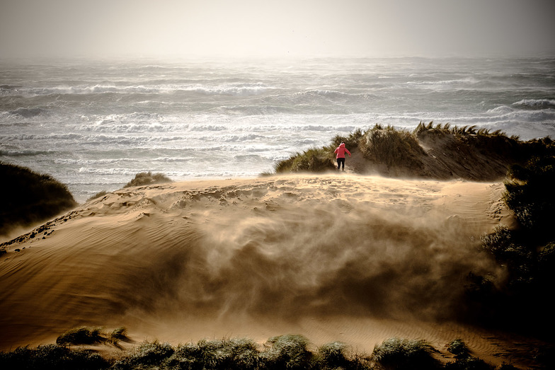 Mobile sand at Freshwater West