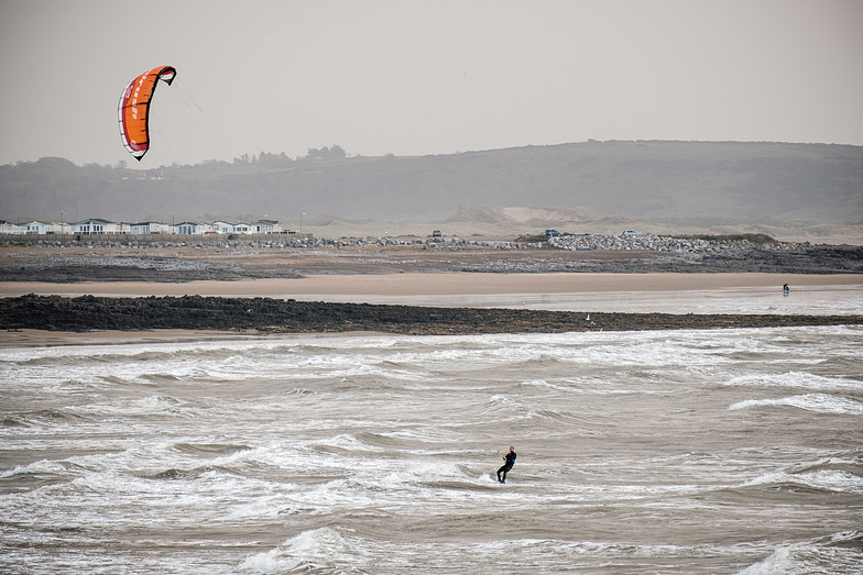 Coney Beach Kitesurfer