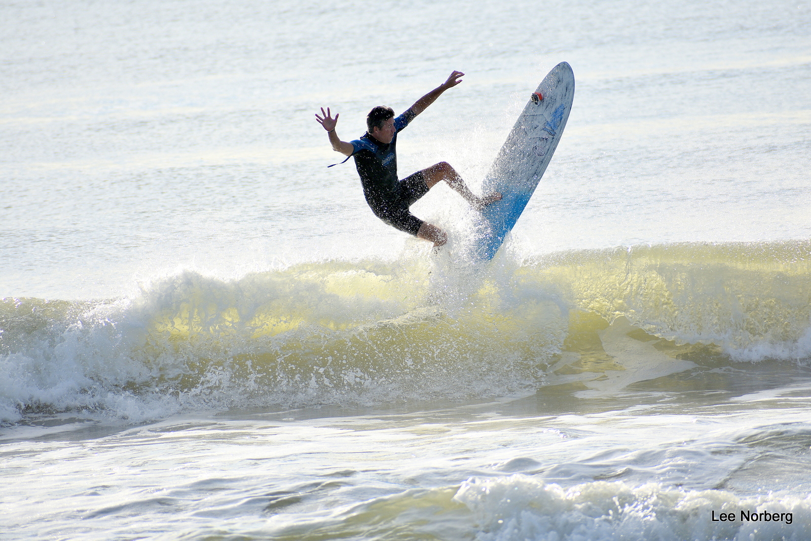 Kicking Up, Garden City Pier