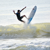 Kicking Up, Garden City Pier