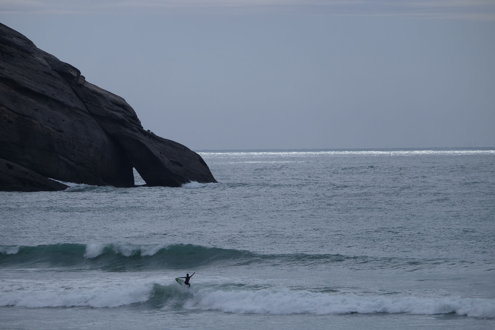 Local Surfer, Wharariki Beach