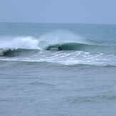 Stalling for another tube, Mahia Spit