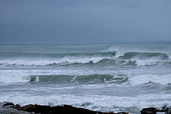 Strong Offshore Wind at Boat Harbour photo
