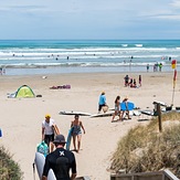 Warm day in goolwa beach