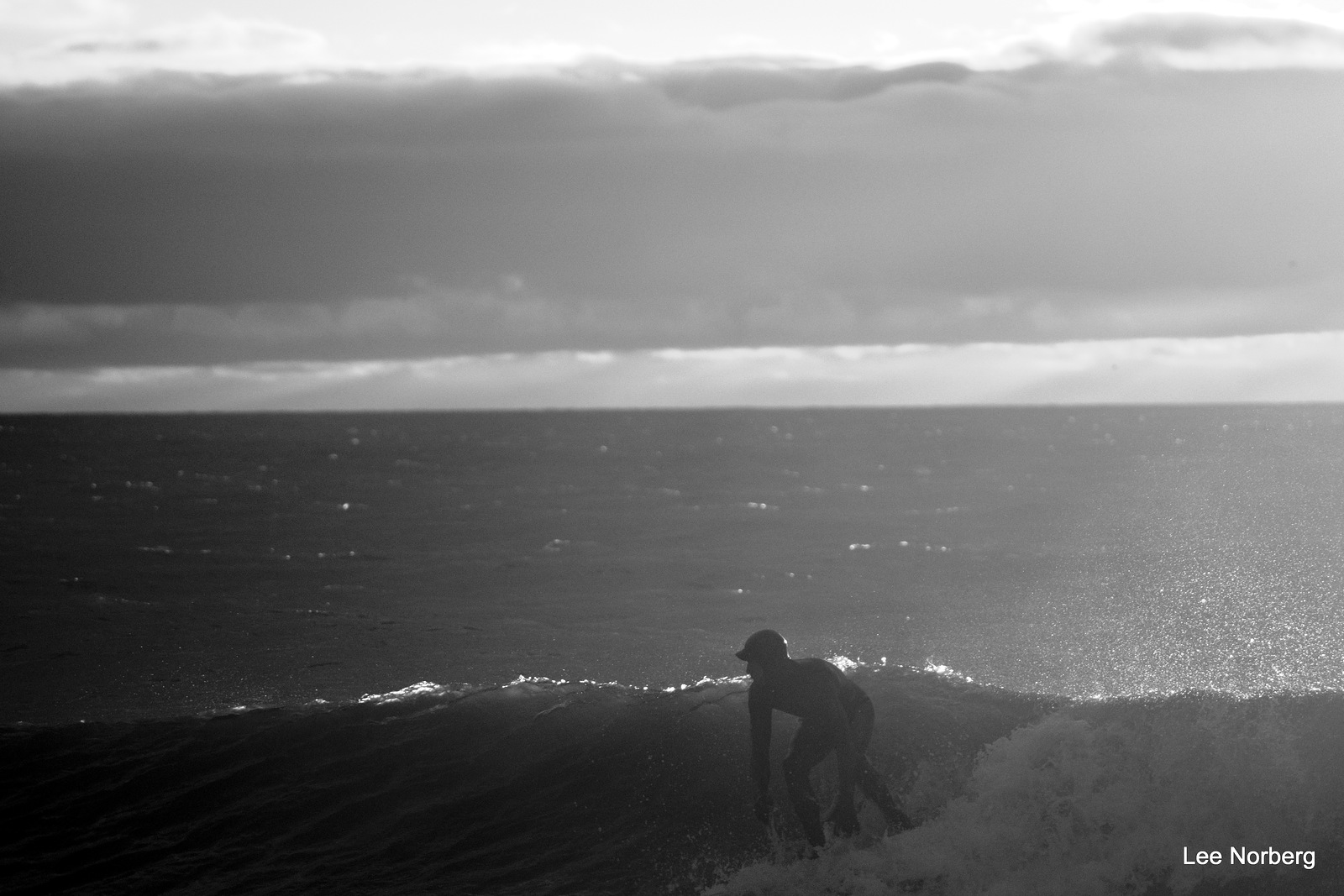"Silhouette Surfer", Garden City Pier
