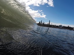 Morning Tube, The Bluff photo