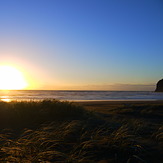 Sunset surf, Bethell's Beach / Te Henga