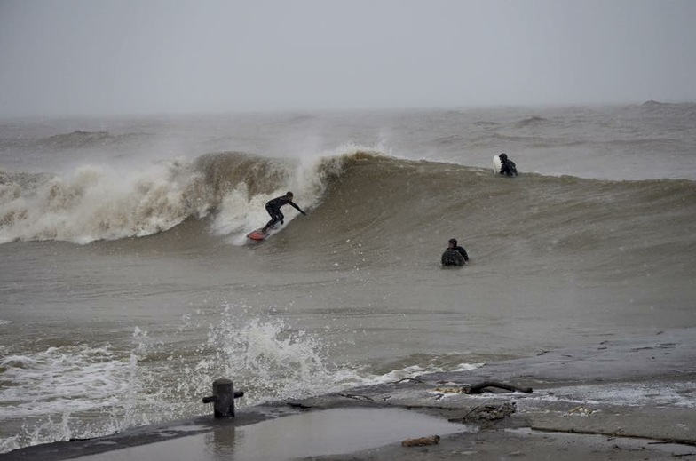 Andrew surfing Bruce, Port Bruce