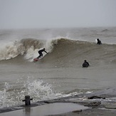 Andrew surfing Bruce, Port Bruce