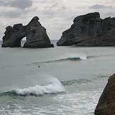 Fading Swell at Wharariki, Wharariki Beach