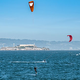 Kite Surfing San Francisco Bay, Fort Point