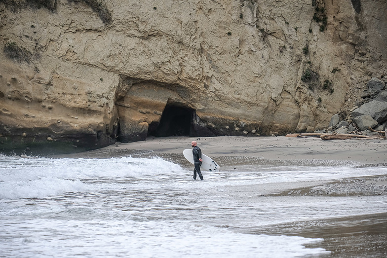 Año Nuevo State Park, Cove Beach Surfing, Laguna Creek