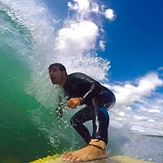 Light offshore wind and heaps of fun, Papamoa Beach Park