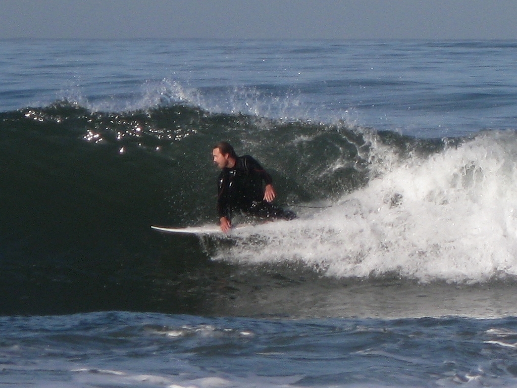 surfer about to stand up (cropped), Gillis