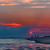 Sunset at Demo, Democrat Point Robert Moses