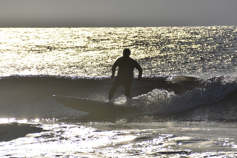 "Sunrise Silhouette Surfer", Murrells Inlet