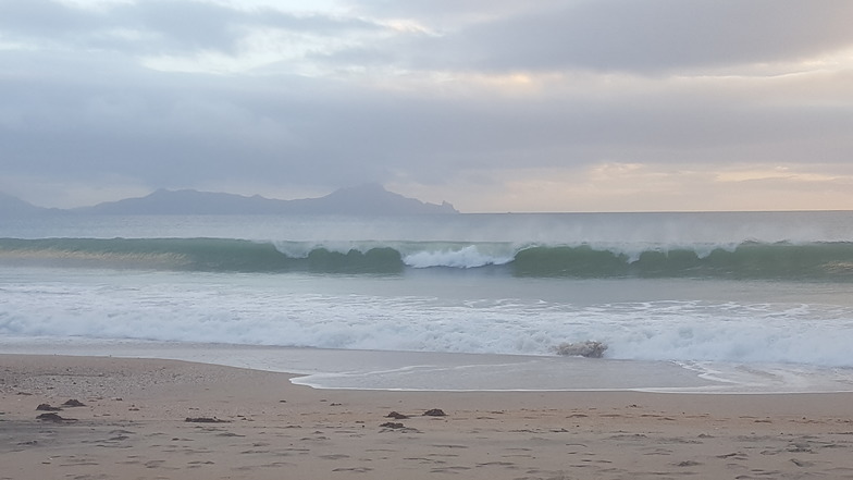 LANGS FIRING, Langs beach